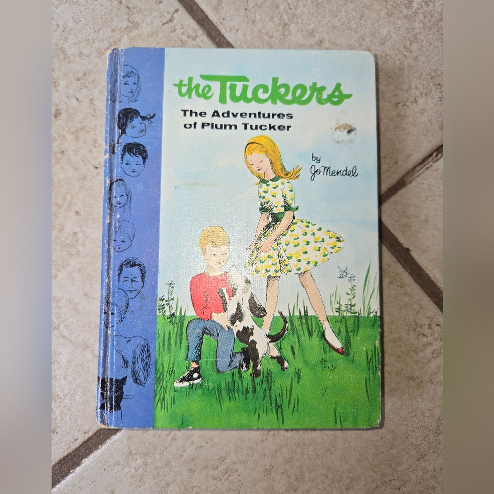 1961 THE TUCKERS THE ADVENTURES OF PLUM TUCKER BY JO MENDEL HARDCOVER BOOK RETRO